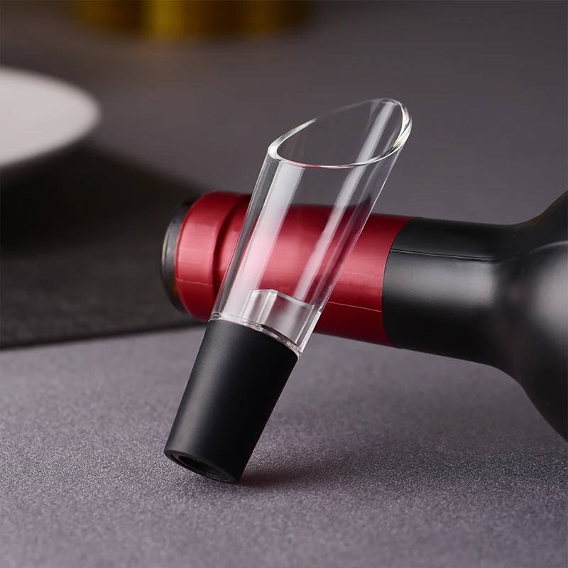 High Quality Recharge 4pcs Foil Cutter Wine Stopper Preserver Rechargeable Electric Wine Bottle Aerator Opener Gift Set With Usb