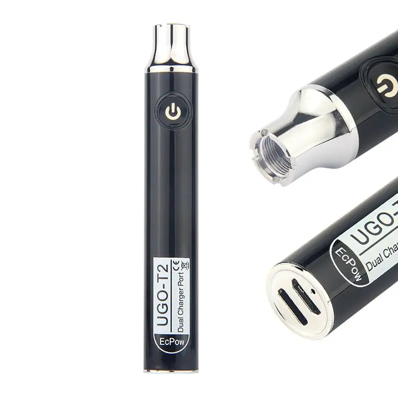 UGO T2 Vape Pen Battery 900mAh Preheat Variable Voltage USB Passthrough