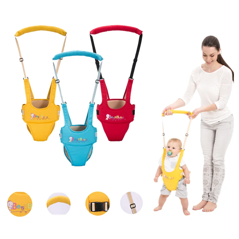 High quality Adjustable safety baby walker assistant harness with Protective Belt