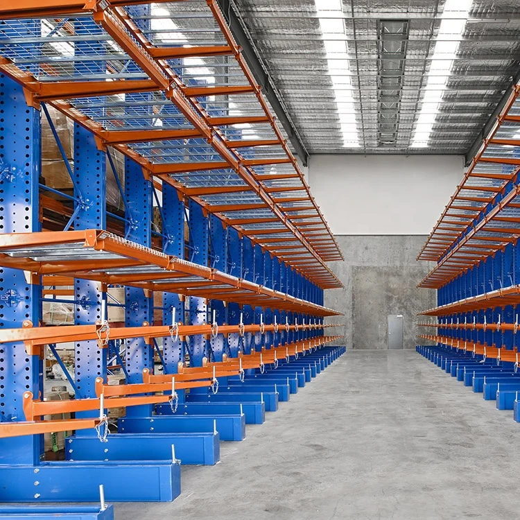 Single Sided and Double Sided Heavy Duty Structural Cantilever Style Racks
