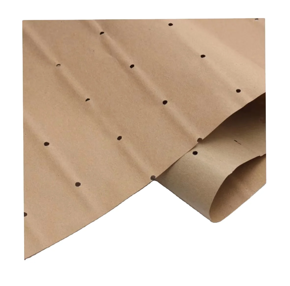 Circle & Triangle hole perforated kraft paper for garment factory