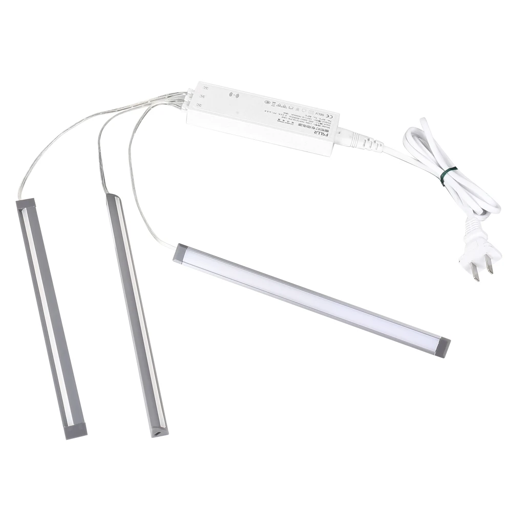 Recessed slim Under Cabinet Linear Light with IR Door Sensor Switch Wardrobe Cupboard Sensor Lamp Lighting