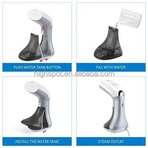 Лучший профессиональный портативный паровой утюг для путешествий, новый дизайн, ручной отпариватель для одежды, ручной отпариватель