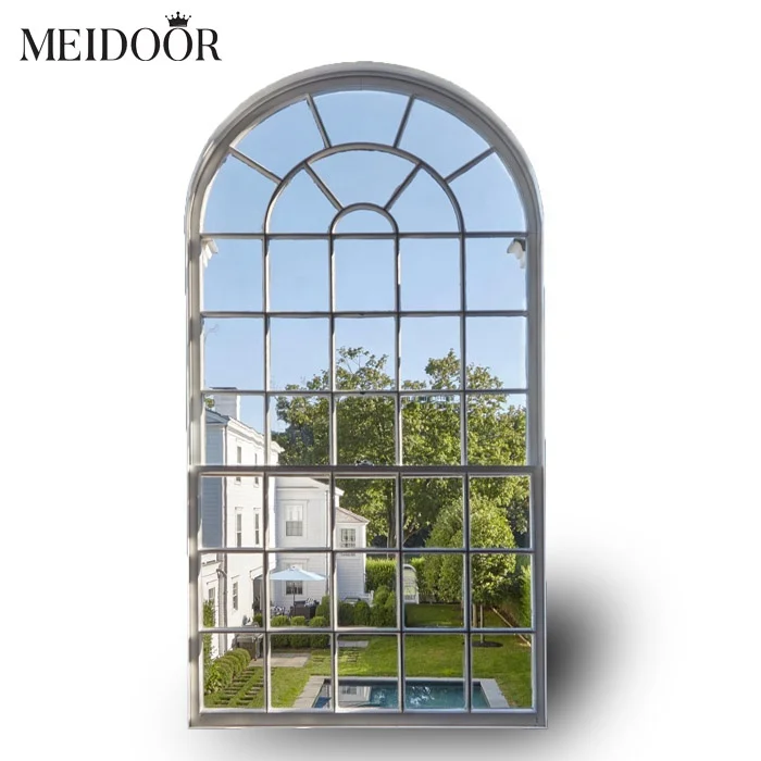 Insulated Glass Large Windows For Home Arched Church Window Design Triple Pane Arch Aluminium French Windows