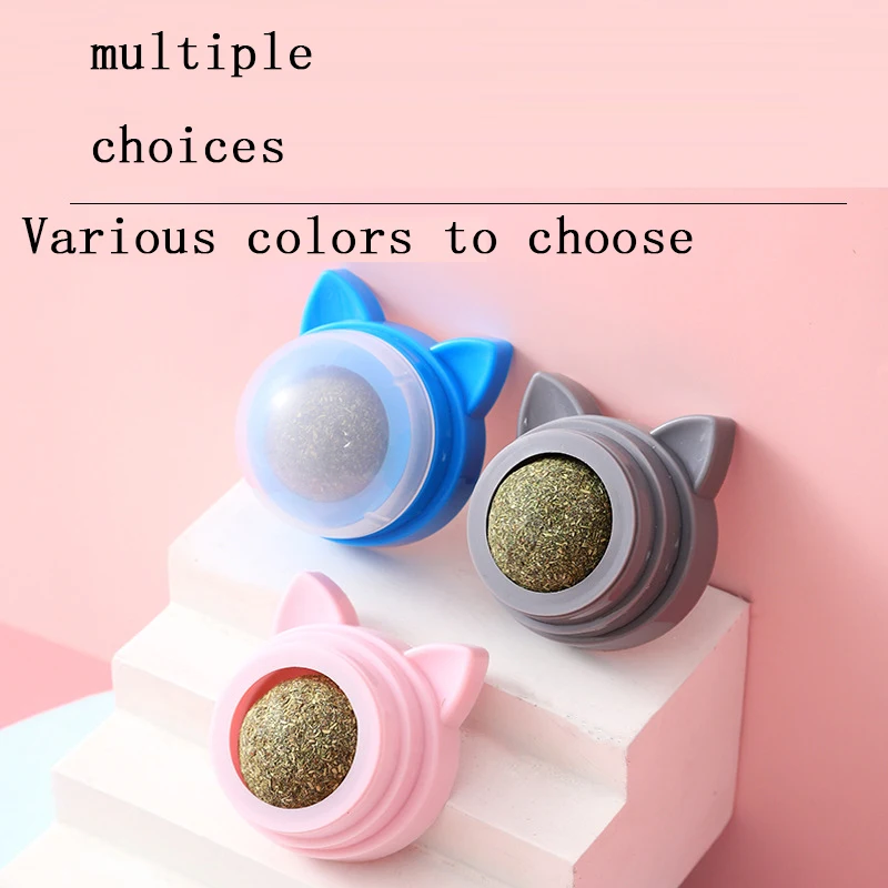 1PCS Catnip Sugar Solid Catnip Sugar Long Strong Pill Energy Ball Cat Nutrition Cream Licking Solid Candy Cats Lovely Snacks