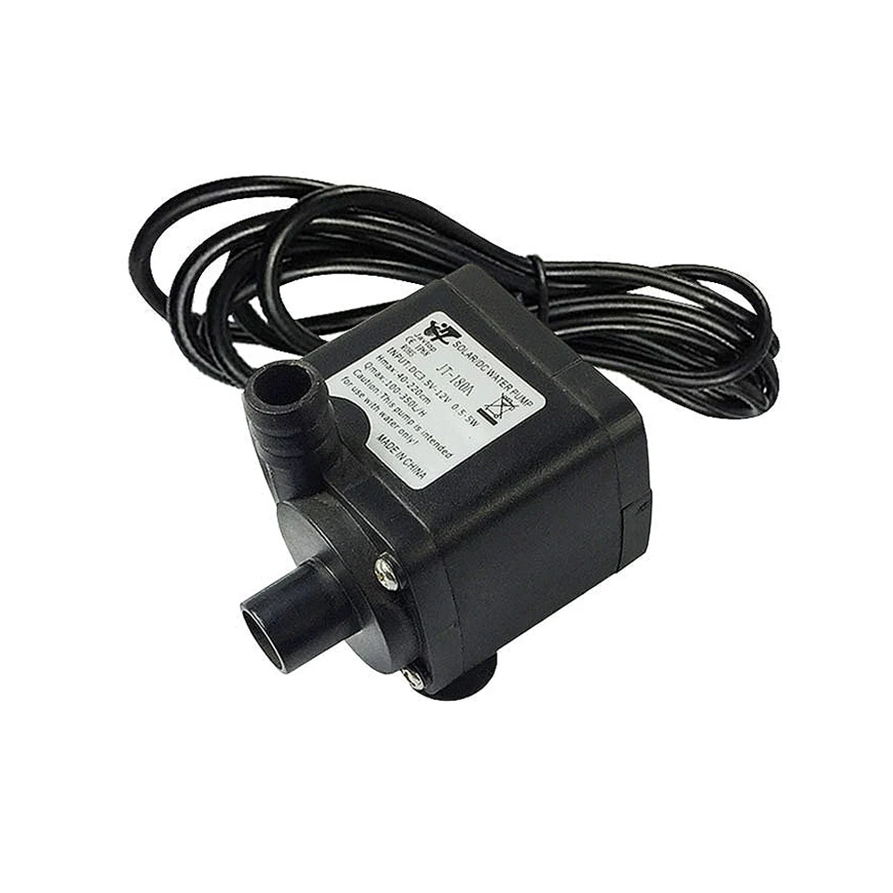 JT-180A high quality DC 12V  24V 100-350L/h Micro DC submersible mini electric water pump