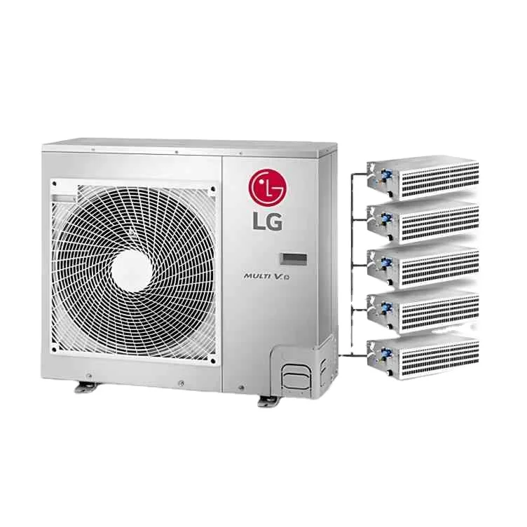 LG многозонный потолочный воздуховод vrf r410a кассета 10 тонный воздухоочиститель промышленный конденсатор охлаждающий кондиционер