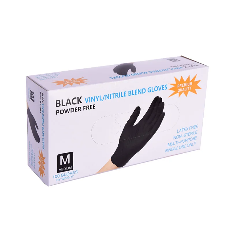 Wholesale Cheap Vinyl  Household guantes de nitrilo Protection Powder Free PVC Nitrile Gloves