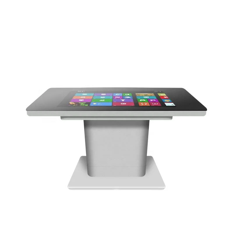 
ALS new design smart lifting table with LCD touch screen interactive coffee conference table 