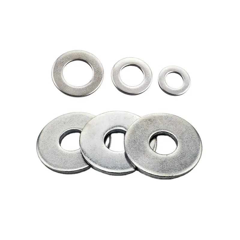 Factory price Stainless  steel 316Ti DIN125 M10/M12/M20 all size flat washer