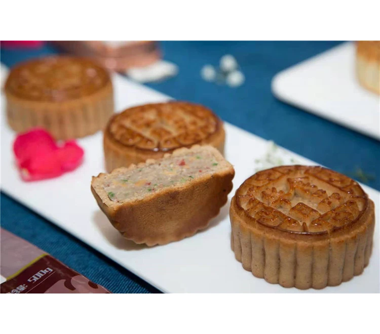 Bulk Wholesale Hong Kong-style Moon Cakes Multi-flavored Bean Paste Liuxin Custard