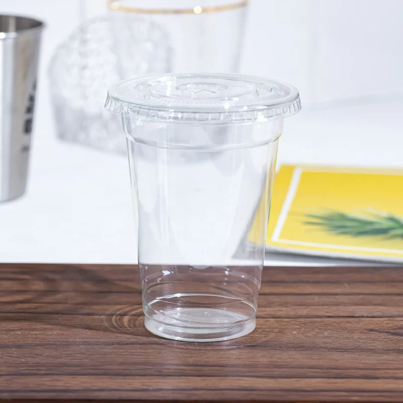 10oz 300ml disposable plastic pet grape juice cup