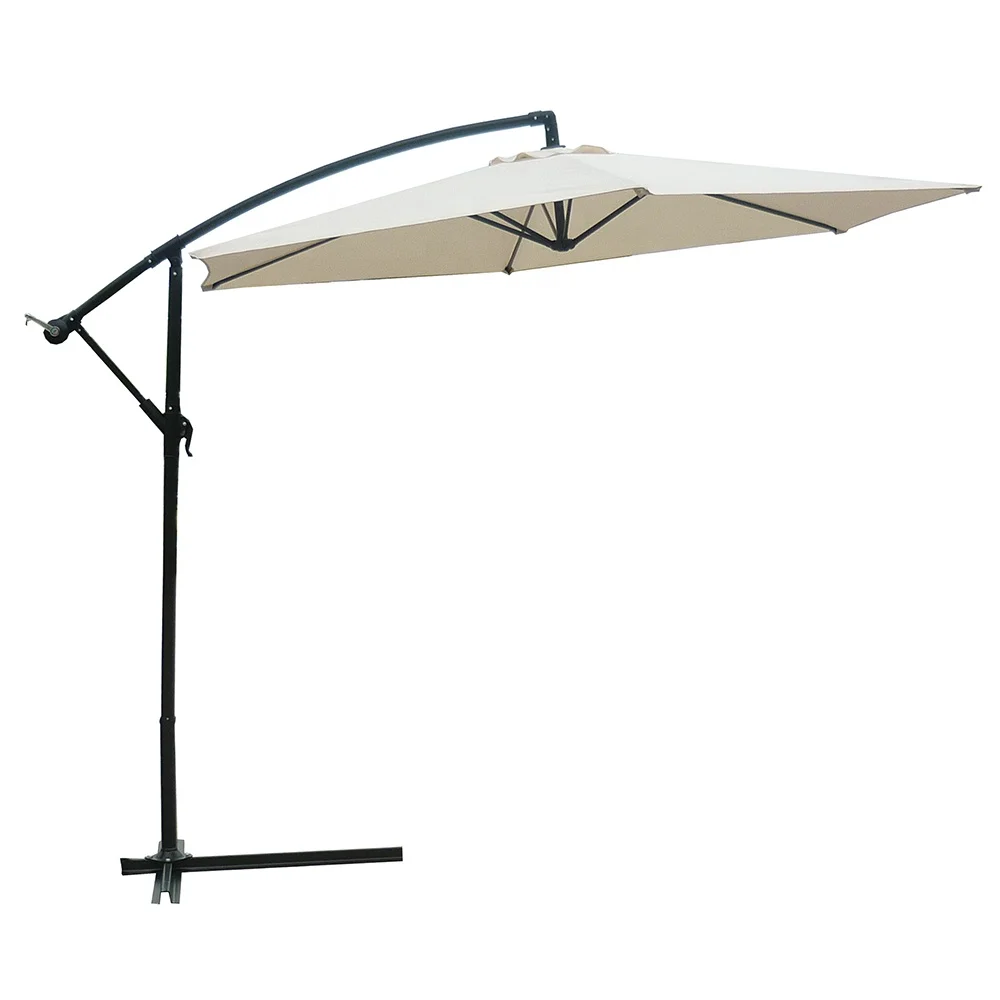 Dia 3M round shape hanging banana parasol outdoor umbrellas