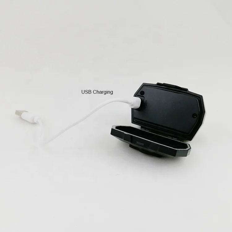 2 in 1 USB Rechargeable Headlamp Sensor COB Front Bike Bicycle Light Head Lamp LED Headlight