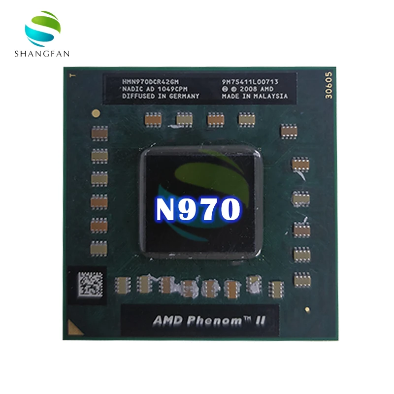 Для оригинального процессора AMD Phenom N970 HMN970DCG42GM 638pin PGA Socket S1 2,2G
