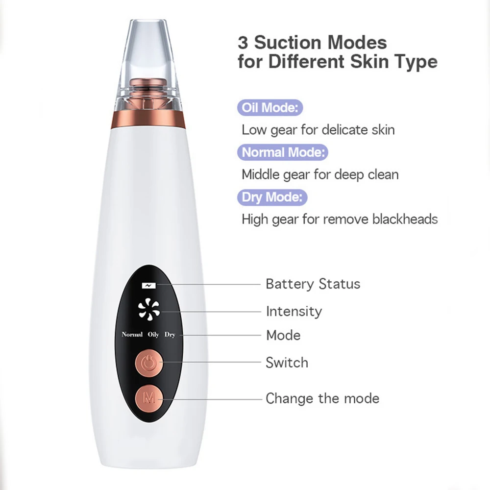 Factory Direct Home New Deep Cleaning Automatic Vacuum Suction Pore Cleaner Electric Blackhead Remover Vacuum