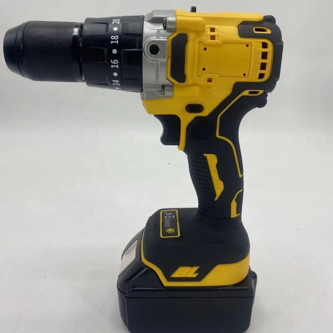 20v Li-ion 13MM Brushless Variable Speed Impact Cordless Drill