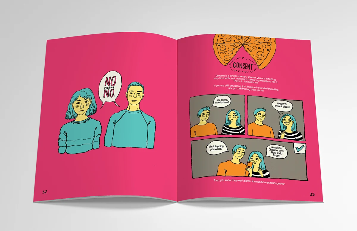 Exquisite workmanship custom sexuality education printing book