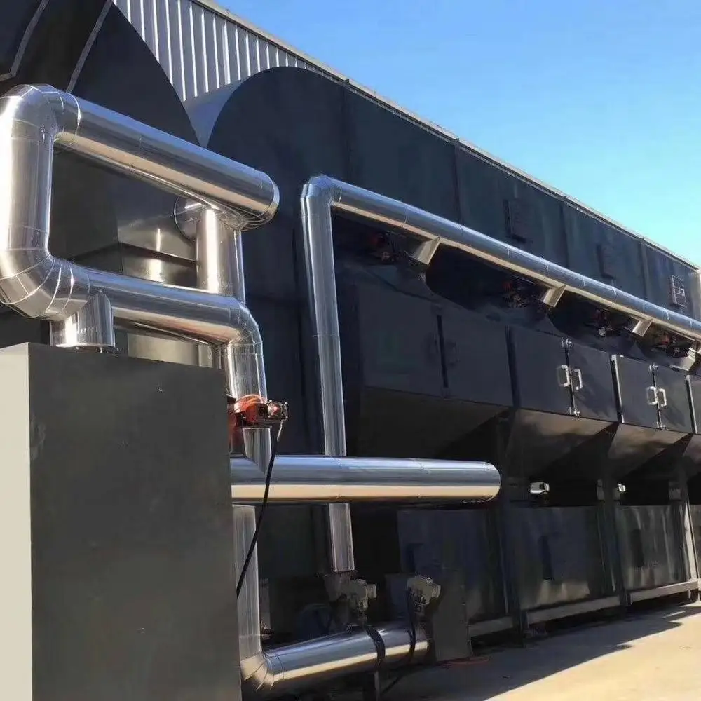 
High Quality Exhaust Gas Treatment Automatic Powder Coating Line Equipment Machine 