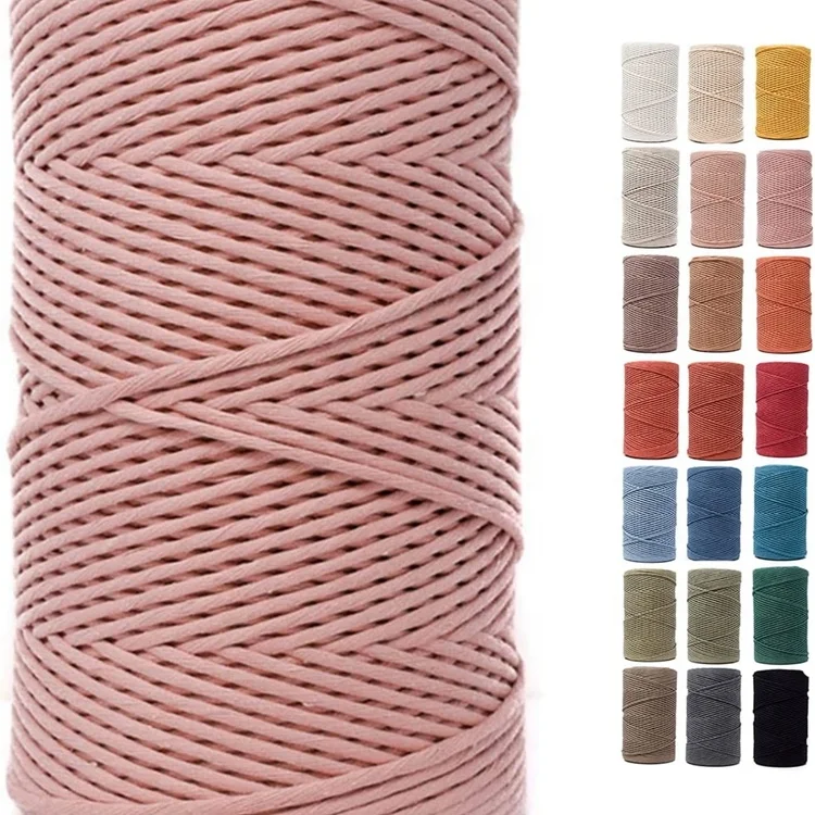 HH Wholesale Chew Toy Craft Hand Made Decoration Super Soft Braided Cotton Rope