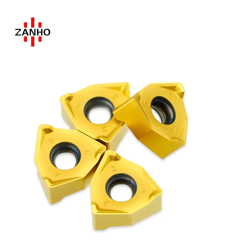 ZANHO XNEX080608-ML карбидные Индексируемые вставки с двойными сторонами и 6 режущими кромками подходят для 90deg резак MEE190