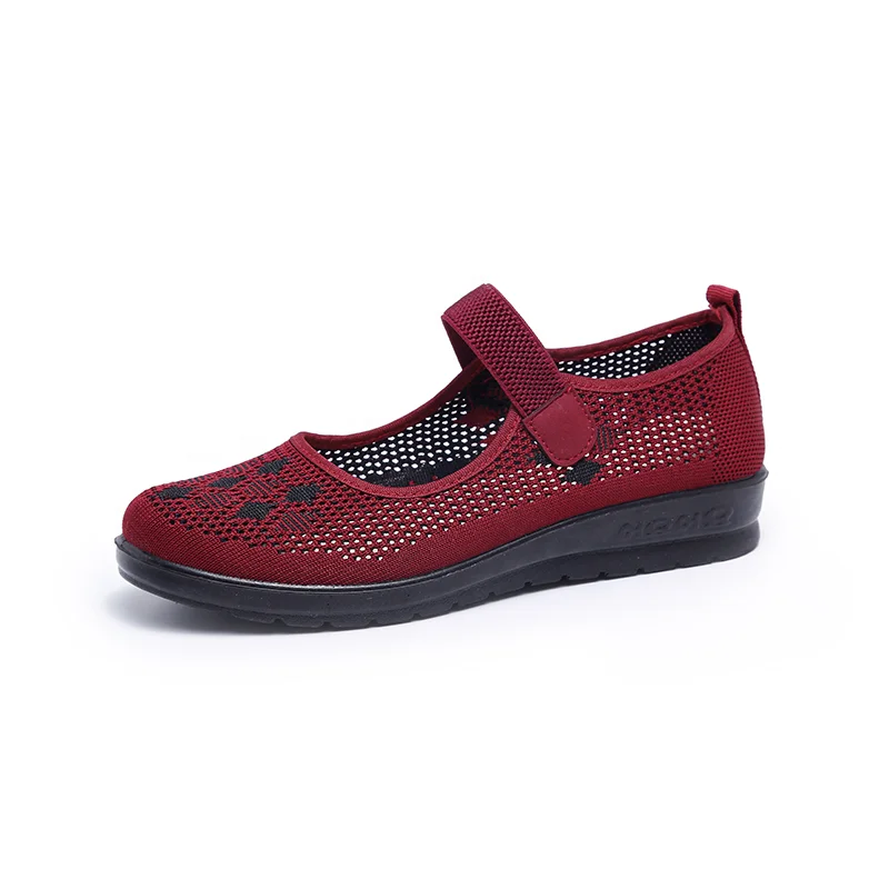 
casual shoes Knit Upper comfortable Lightweight Breathable Soft slip on sneakers Walking Loafers 