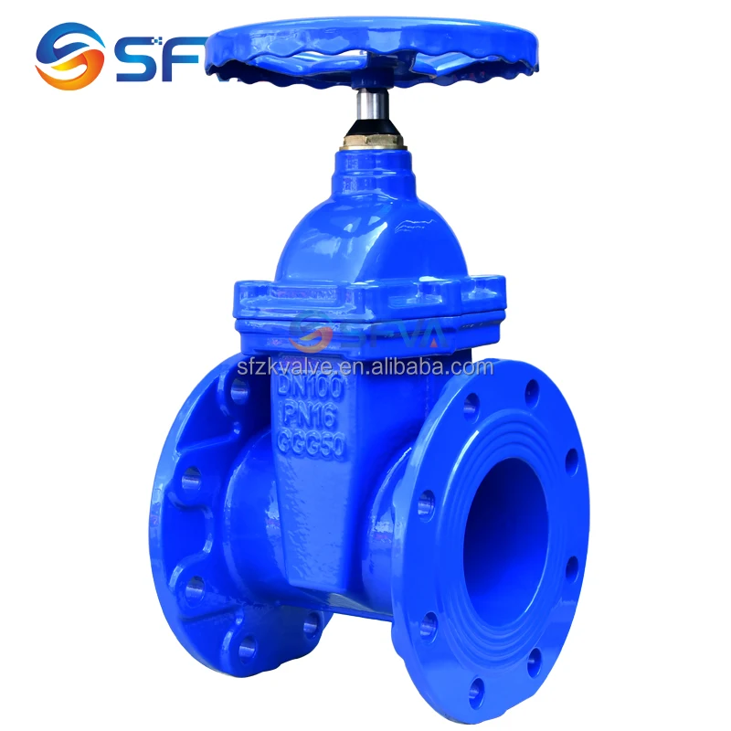 SFVA BRAND GOOD PRICE DIN3352 F4 GGG50 PN16 Soft Seat Lightest Type 6 Inch 8