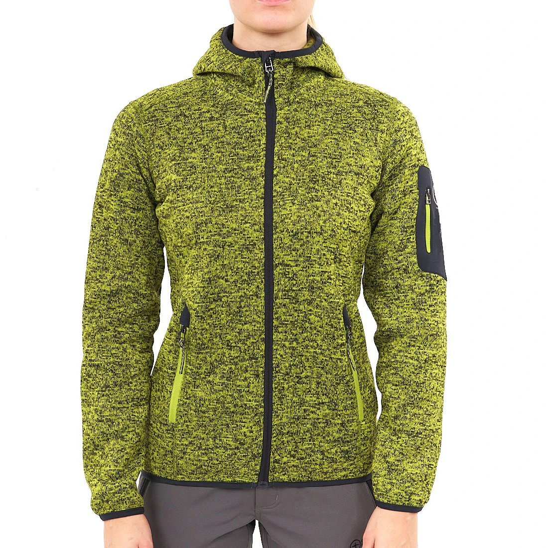 Outdoor ladies fleece jackets mountain climber jacket hiking jacket for cold weather