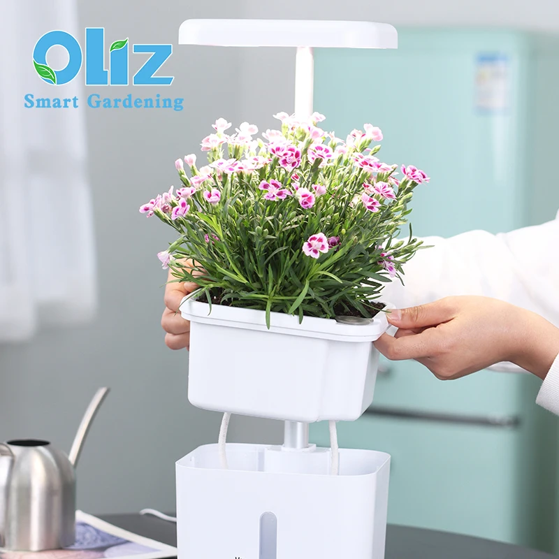 New arrival fill light indoor smart flower pots & planters smart led pot light