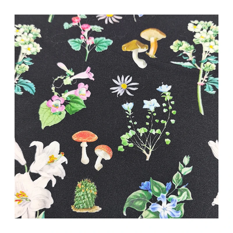 100% RPET Digital Printing Shorts Fabric Recycle Polyester Material Made Beach Pants Fabric