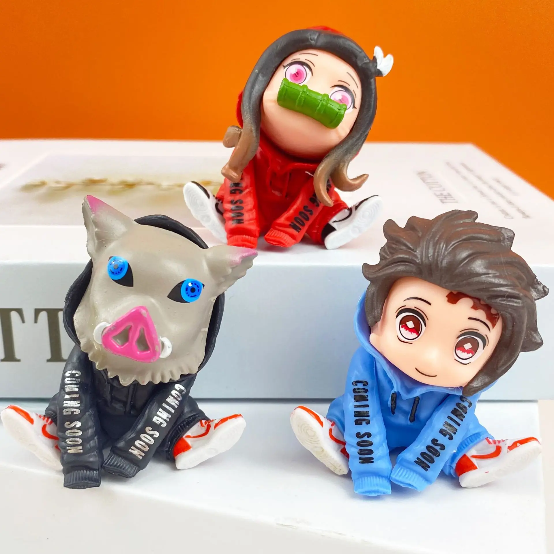 5pcs/set Demon Slayer Kimetsu No Yaiba Kamado Tanjirou Nezuko Zenitssu Inosuke Kanawo Anime pvc Action Figure