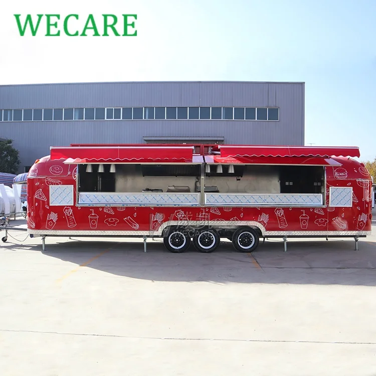 WECARE индивидуальный мобильный прицеп для бара ресторанного питания кухонный трейлер суши-кебаб шаурма фаст-фуд грузовик с печью пиццы