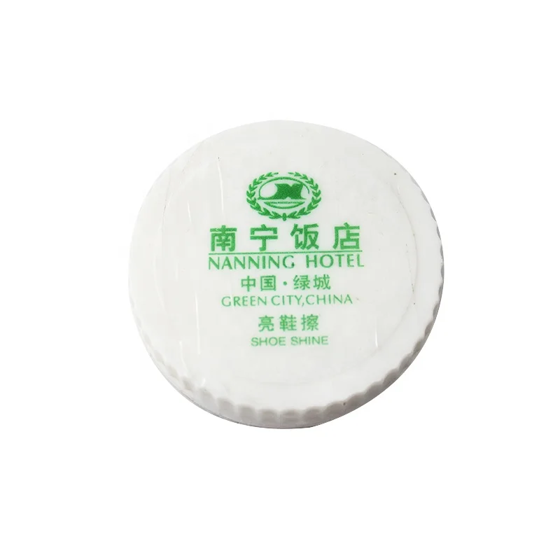 Instant Shoe Shine Sponge Hotel Shoe Shine in Plastic Box