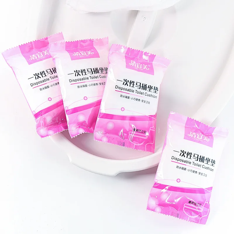 WH722  Disposable Toilet Seat Covers  Disposable for Portable Travel  Non Woven Fabric  Portable Toilet Seat Cover