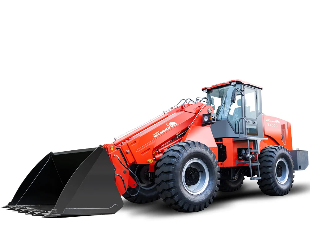 MAMMUT TL4000 4ton Front End Wheel Loader Optional air Conditioner Telescopic Boom with Spare Parts