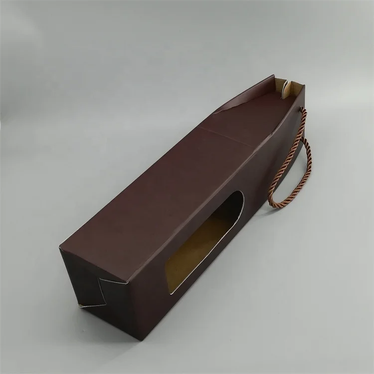 Cheap wine bottle shipping boxes accept custom champagne paper packaging boxes