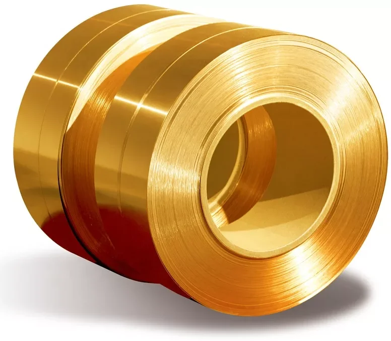 cold rolled 0.8mm brass strip coil 99% Copper-Znic alloy coil brass coil for Engine Parts