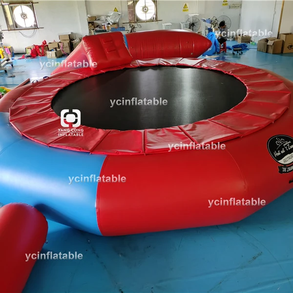 Giant Water Game Inflatable Floating Trampoline&Slide for Lake Island