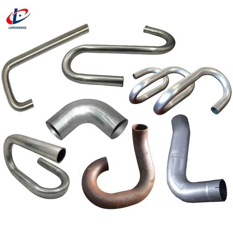 High Performance Automotive Parts 90 180 Degree Aluminum Bend Tubes For Racing Car Stainless Steel Exhaust Pipe Intake Pipe