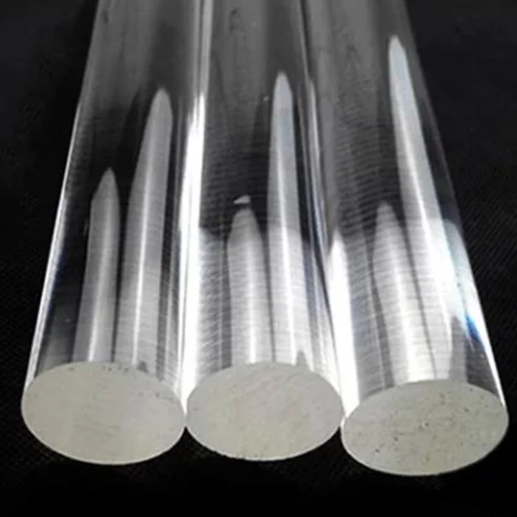 Customized Transparent High Purity Quartz Glass Rod