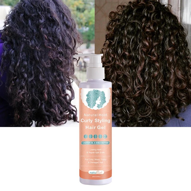 Private Label Curly Hair Care Products Kids Moisturizing Styling Gel Shea Butter Curl Defining Cream for Curly Coily Hair