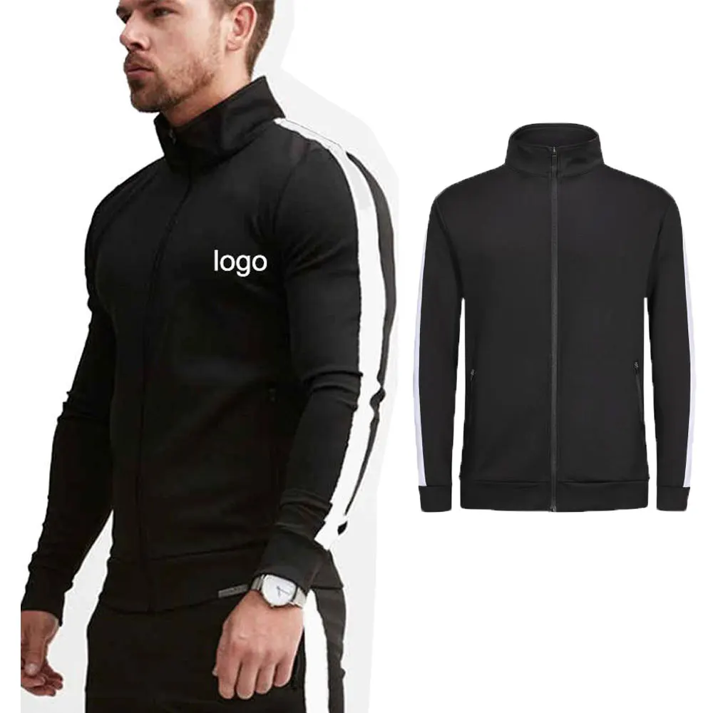 European Size Custom Men Tracksuits Soccer Sports Team Uniform Football Sportswear Jacket