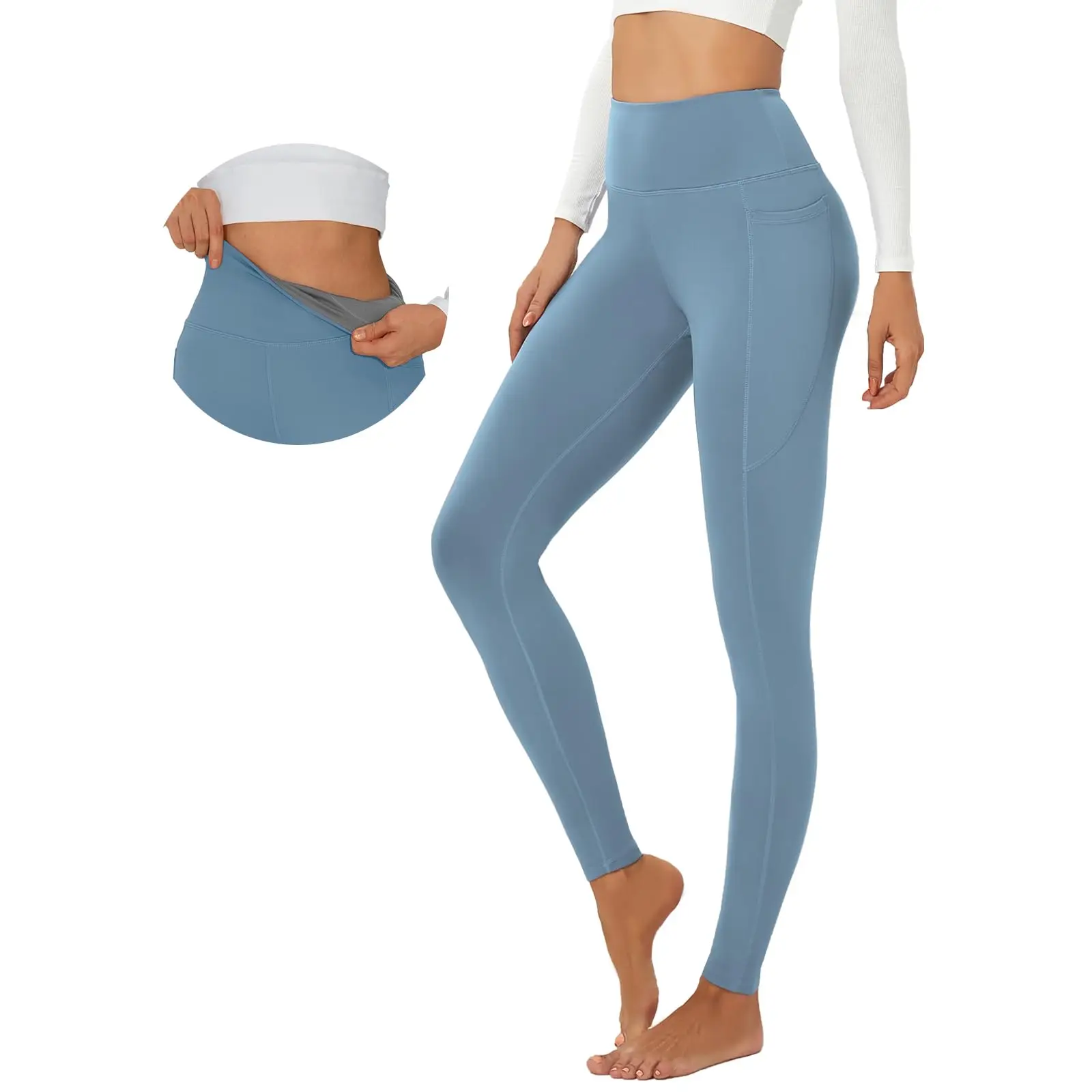 HOT SALE Custom Logo Neoprene Abdomen Trimmer Fitness High Waist Yoga Pants Waist Trainer Corset Leggings