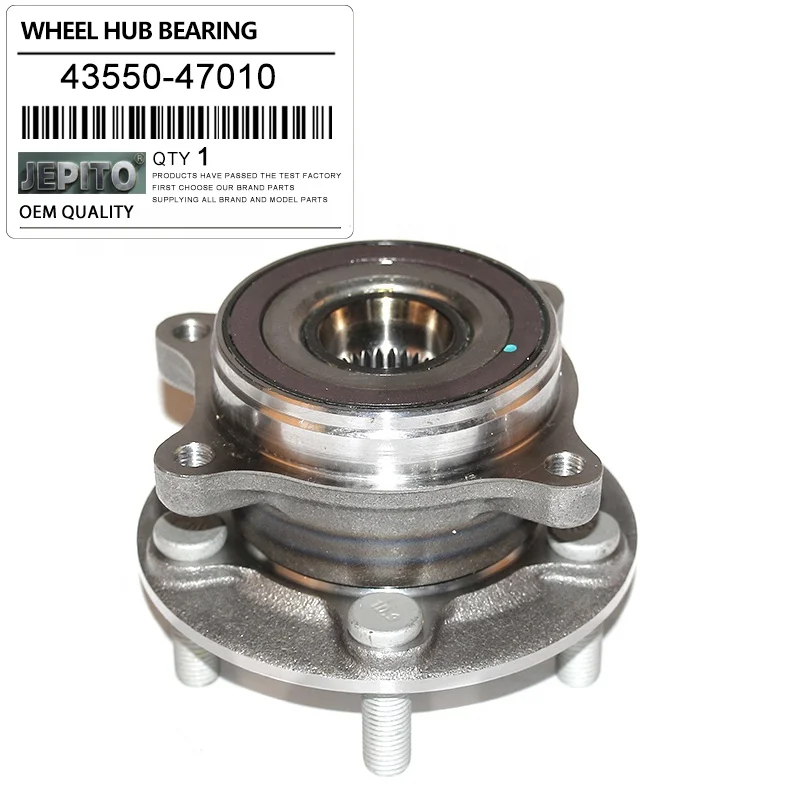 Auto Parts Factory OEM 43550-47010 4355047010 Transmission Front Axle Wheel Hub Bearing Assembly Unit For TOYOTA Prius ZVW30