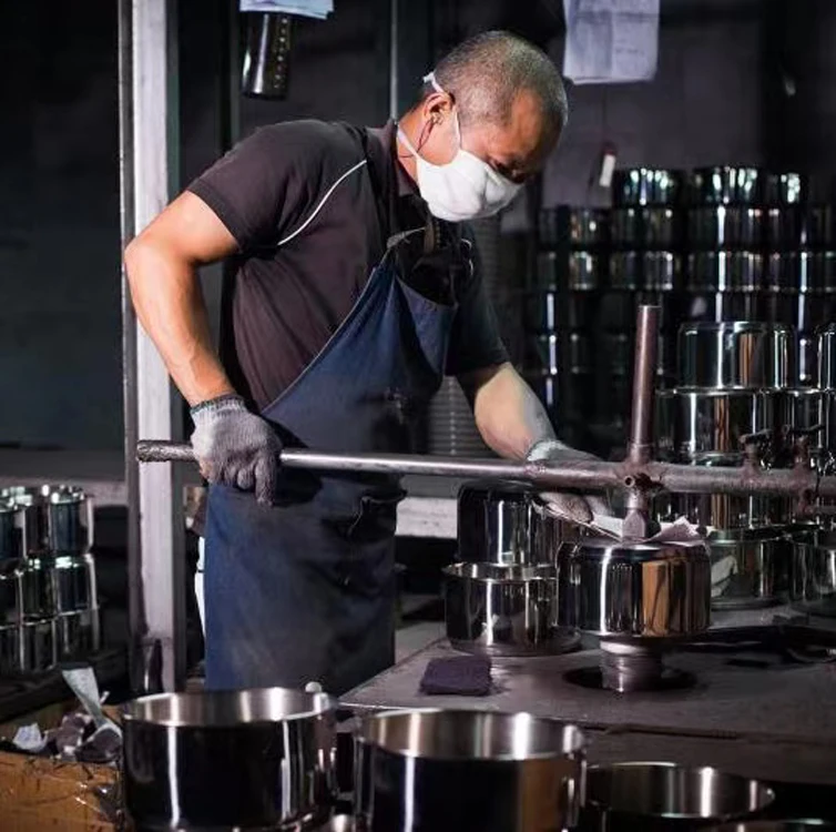 10pcs304 induction pots and pans Surgical Grade Stainless Steel Cookware Set With Steel Lid For Home Cooking