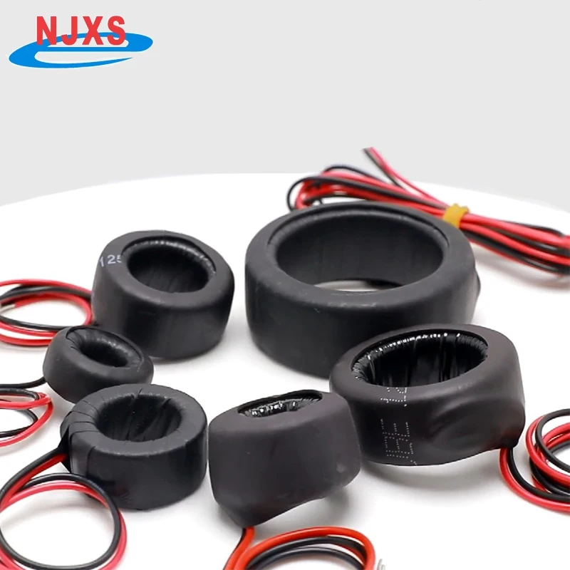 NJXSE DLXQ20 1000/1 2000/1 Current Transformer Measure Range 0~150A Tape Wound Rubber Bush Factory Toroidal Precision Coil AC CT