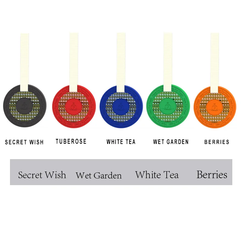 New design Air freshener car custom logo diffuser scent car hanging perfume pendant  Car hanging perfume