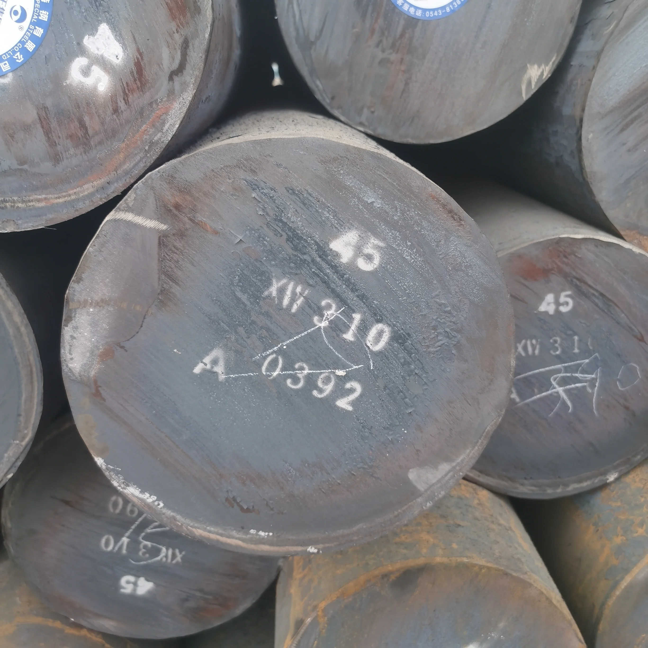 hot rolled 1045 s45c grade 60 s355j2 steel round bar