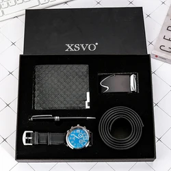 2020 Hot sell Fashion creative boutique belt wallet pen quartz watch gift set