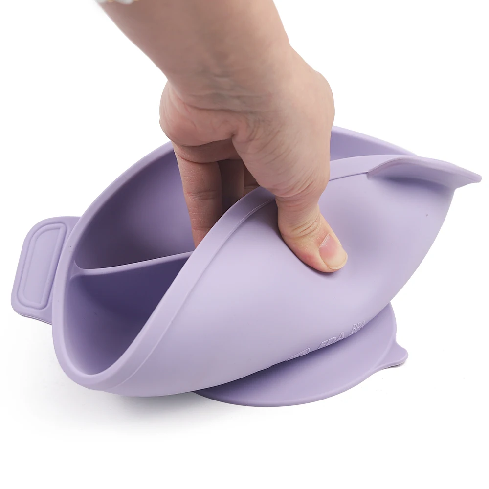 Newsun Plate Dinner Set Bpa Free Silicone Dinnerware Gift Set New Born Kids Care Baby Products Em/Odm